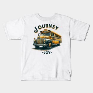 School Bus, Journey Joy Kids T-Shirt